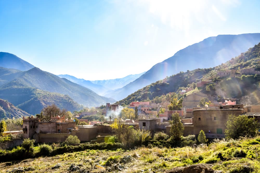 Traditional Berber Houses In Ourika Valley