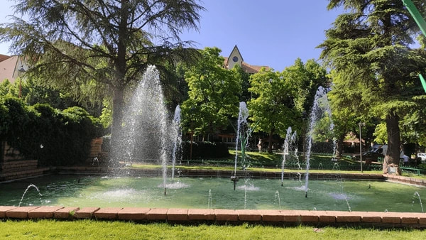 Fountain In Ifrane City Morocco