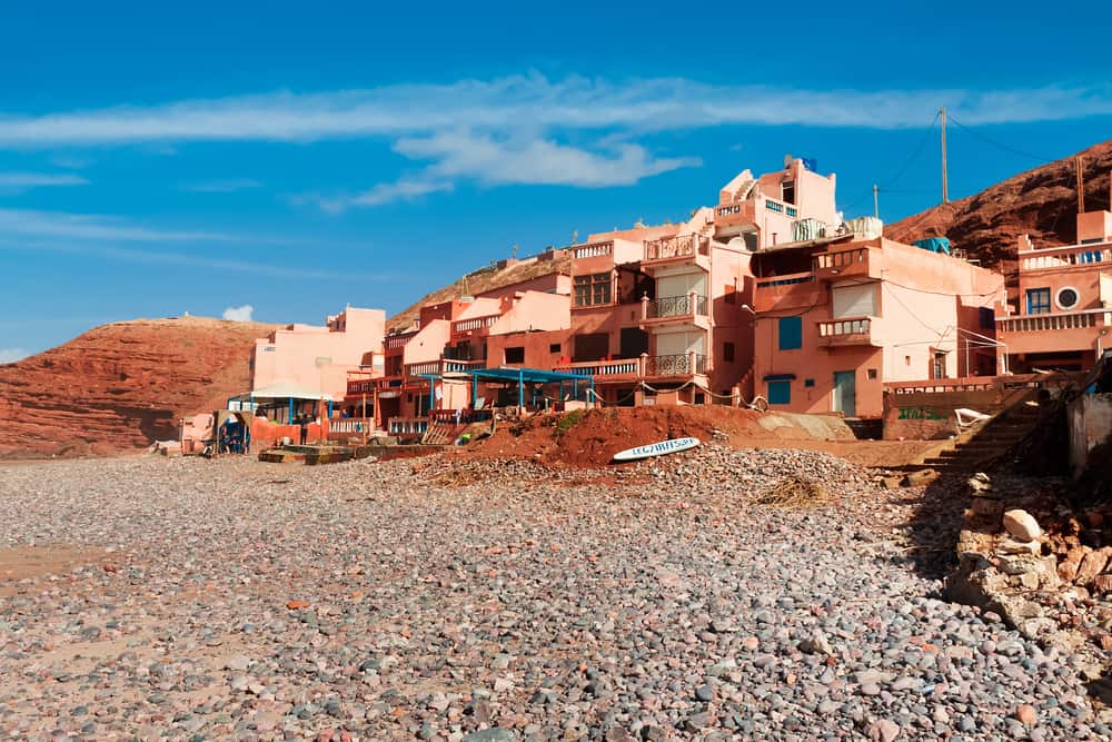 Hotels And Restaraunts At The Legzira Beach