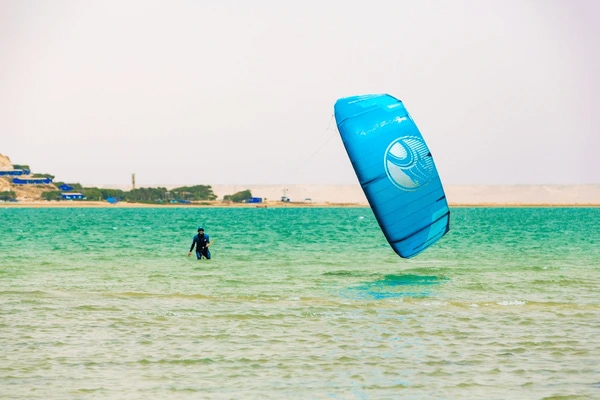 Kitesurf On The Beach Of Dakhla