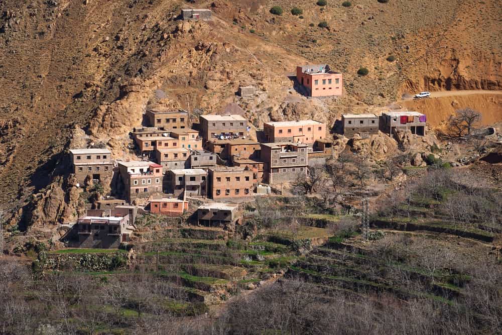 Quite Village Of Imlil