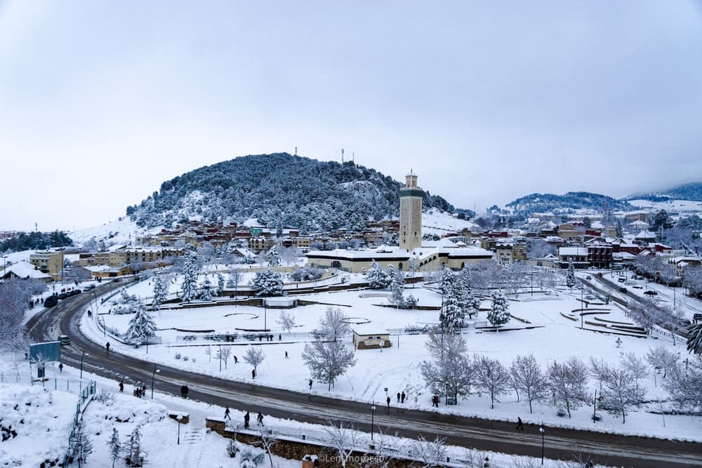 Snow In Azrou Ifrane