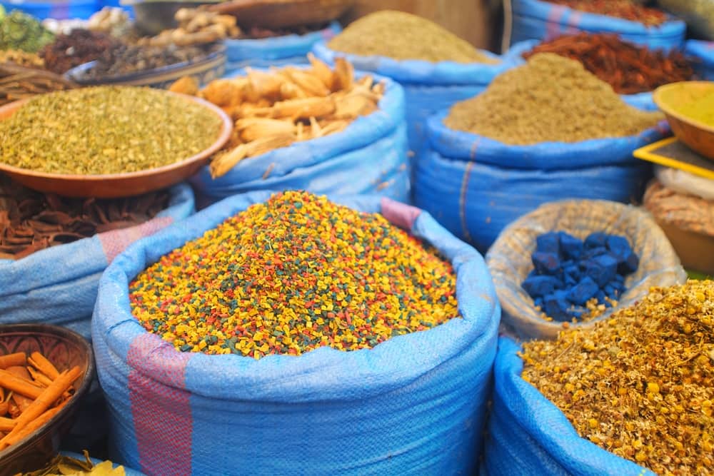 Spices In The Souk El Had In Agadir